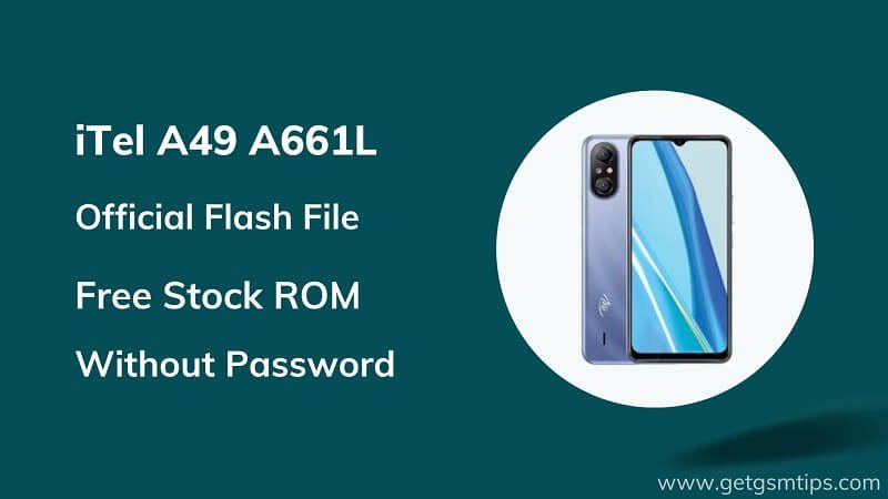 iTel A49 A661L Firmware