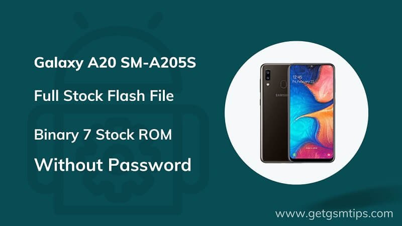 SM-A205S Binary 7 Full Firmware