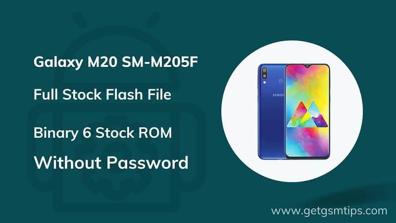 SM-M205F Binary 6 Full Firmware