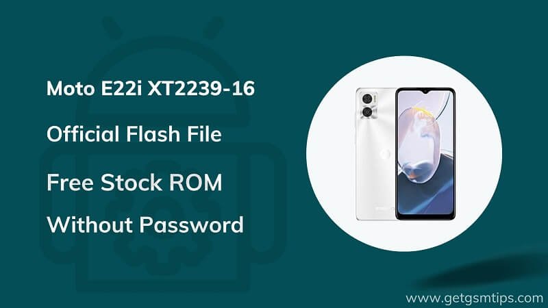 Motorola Moto E22i XT2239-16 Firmware