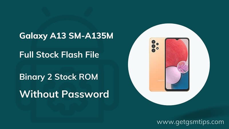 Samsung SM-A135M Binary 2 Firmware