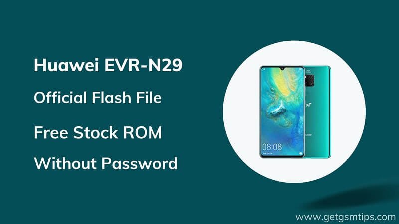 Huawei EVR-N29 Firmware