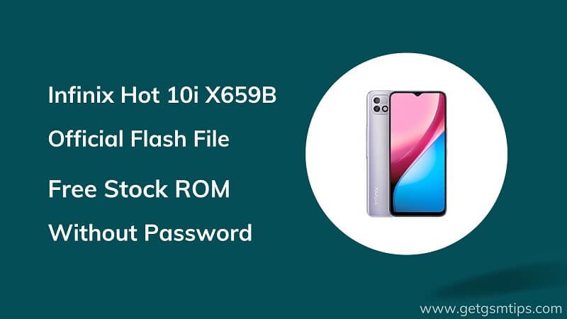 Infinix Hot 10i X659B Firmware