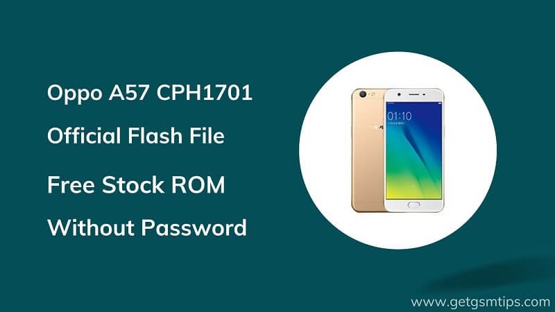 Oppo A57 CPH1701 Firmware