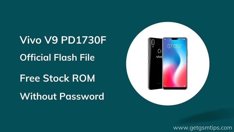 Vivo V9 PD1730F Firmware