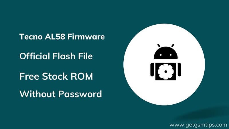Tecno AL58 Firmware