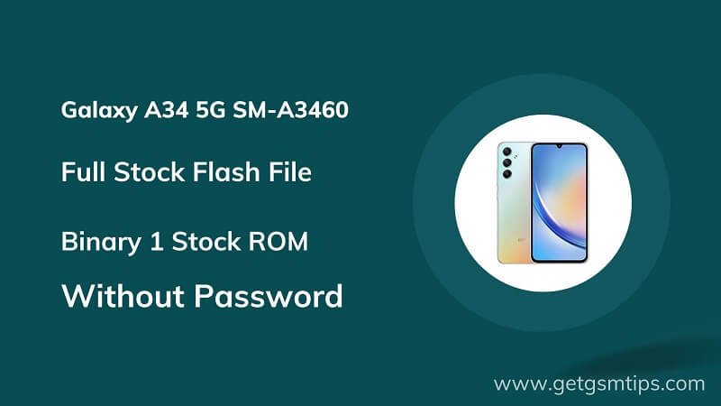 SM-A3460 Binary 1 Firmware