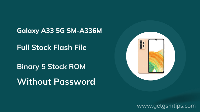 SM-A336M Binary 5 Firmware